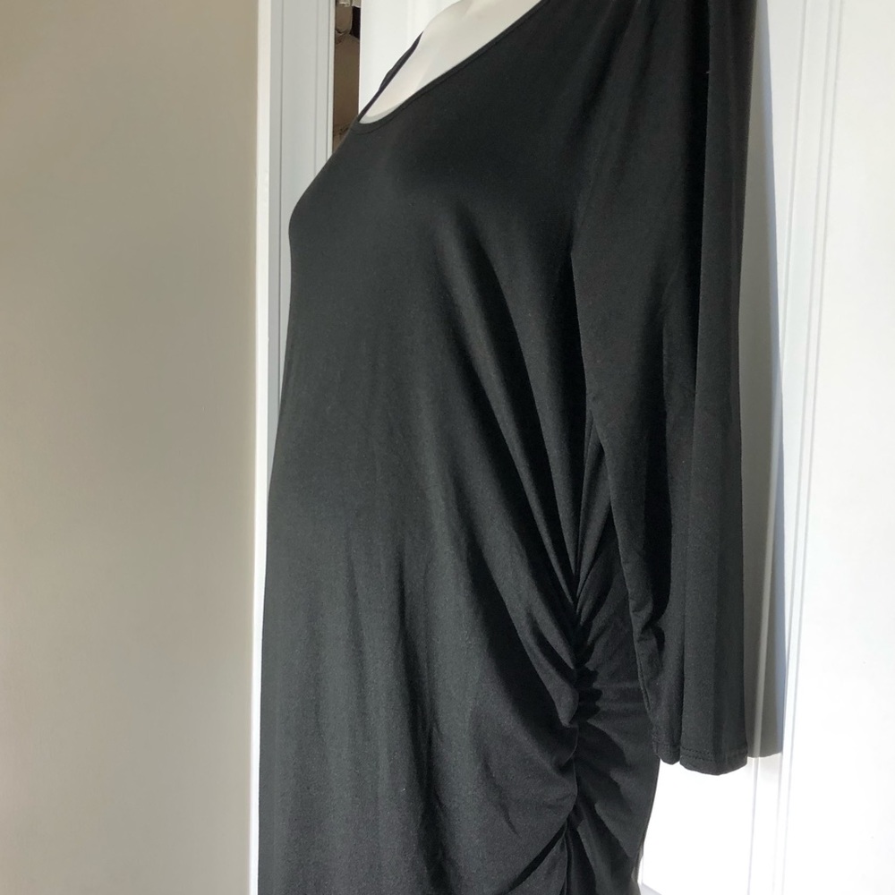 Black Mother Bee Maternity Maxi Dress